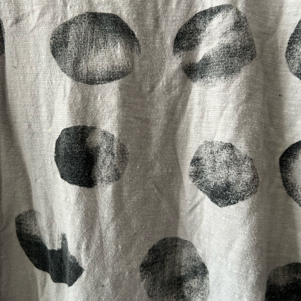 Gray Polka Dot Women's Top - Picture 3 of 5